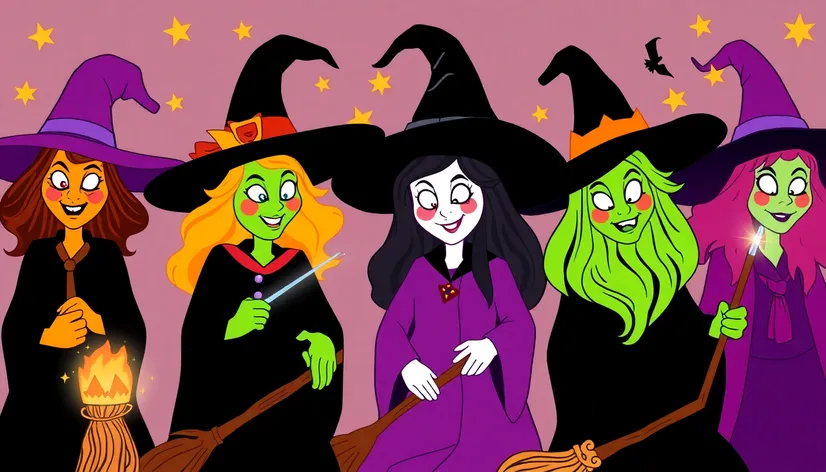 vector images wicked witches