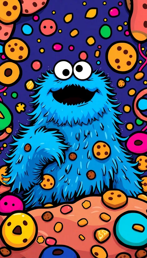 cookie monster clipart