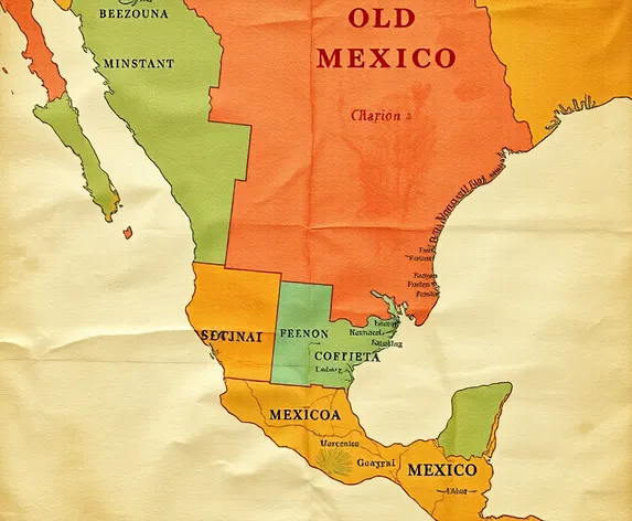 old mexico map