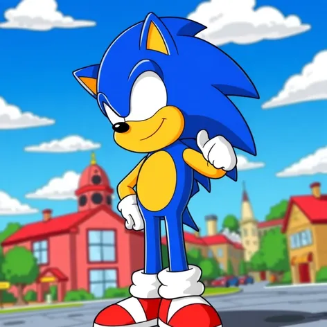 simpsons sonic