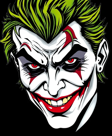 joker face tattoo