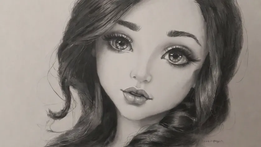 doll drawing