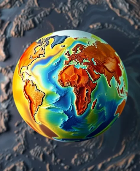 world elevation map