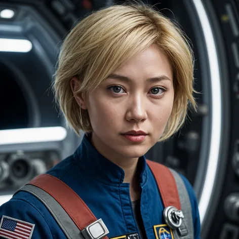 Female Asian Space Mechanic