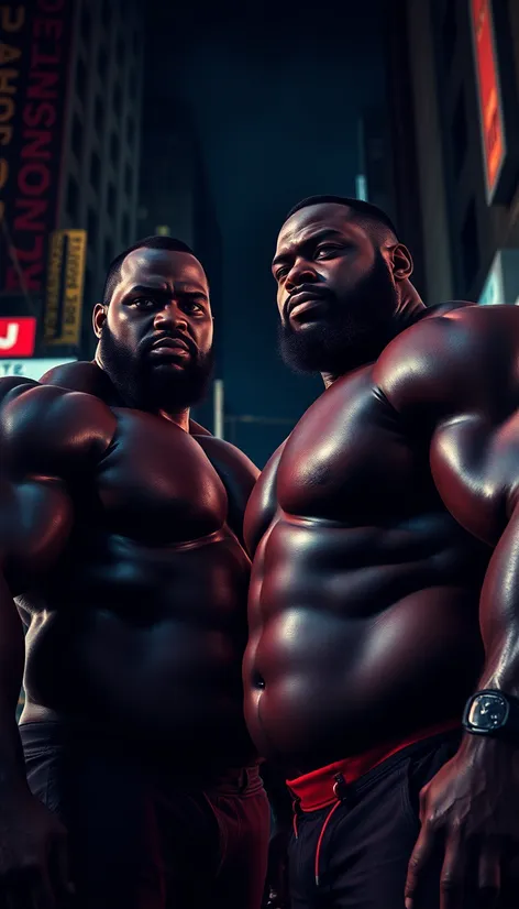 big black buff men