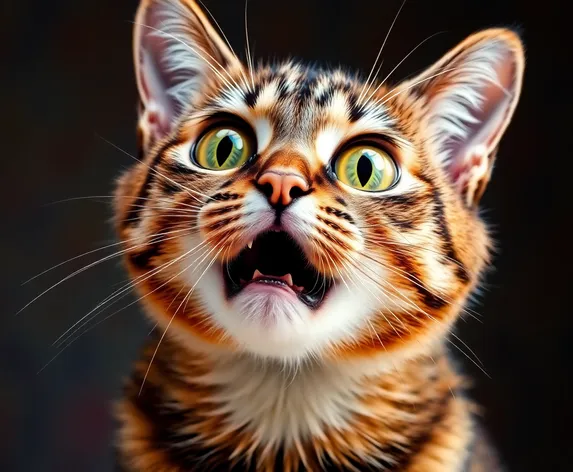 shocked cat