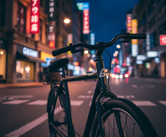 black bicycle