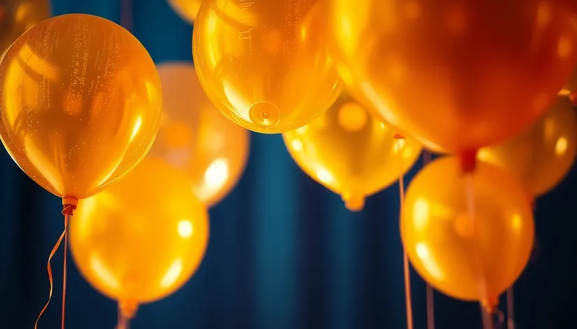 gold balloons