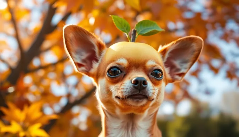 chihuahua cabeza de manzana