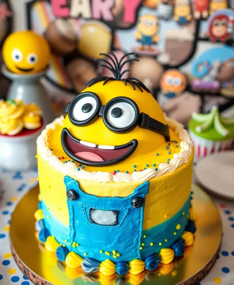 cake with minions