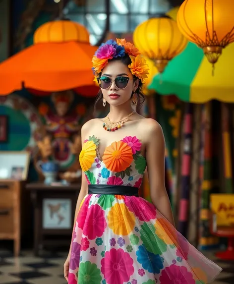 colorful dress