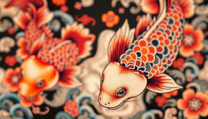 koi fish tattoo designs