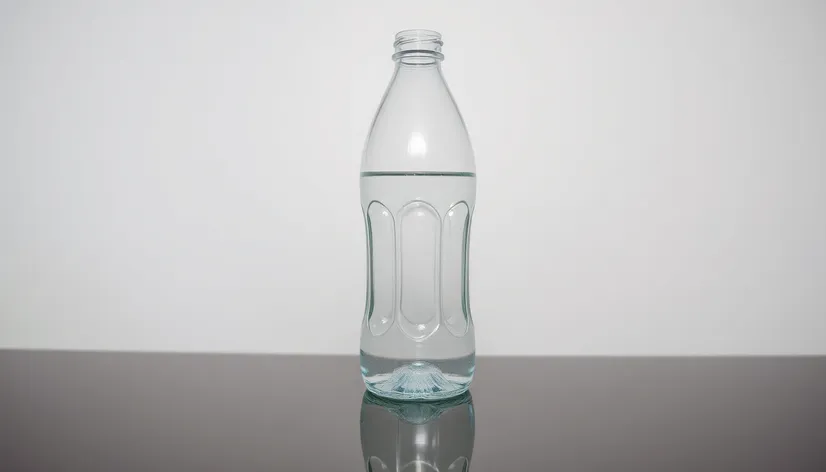 clear water bottle