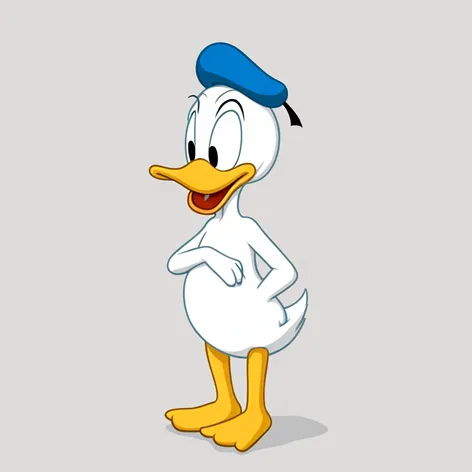 donald duck, naked, simple