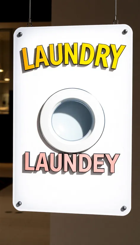 laundry sign