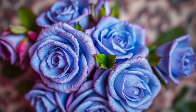 beautiful blue roses wallpaper