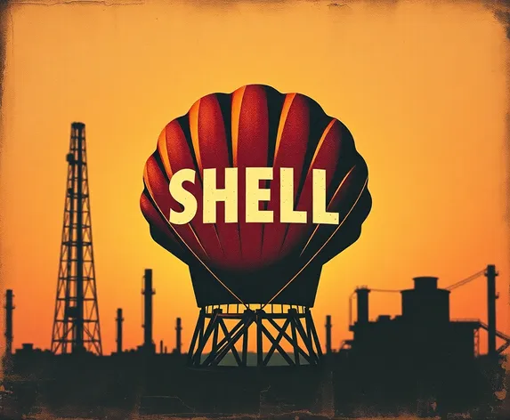 vintage shell oil poster