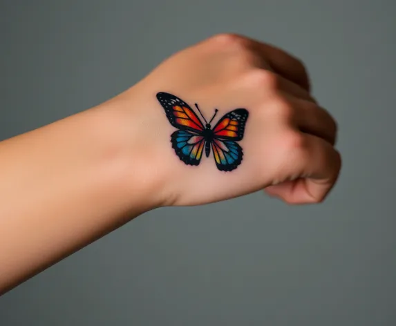 tattoo butterfly on wrist