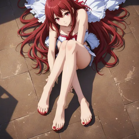 rias gremory feet