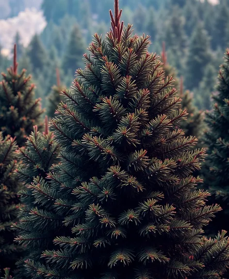 evergreen tree wallpaper