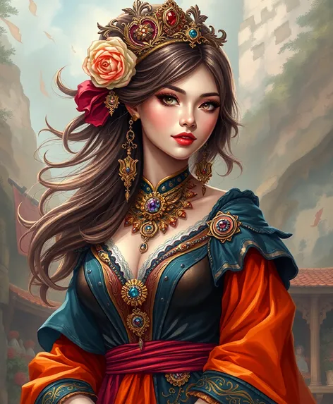 fantasy art beautiful woman