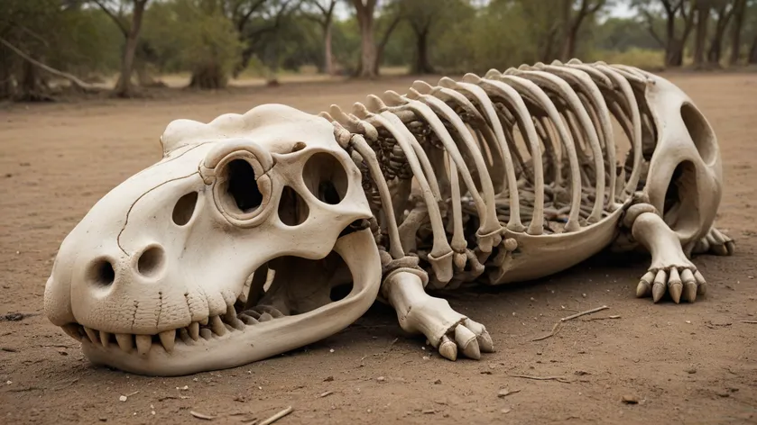 hippo skeleton