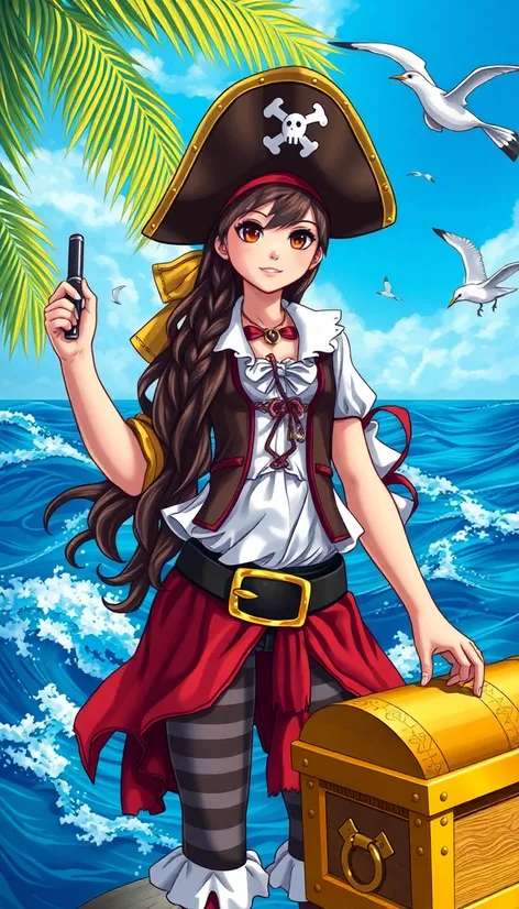 girl pirate costume