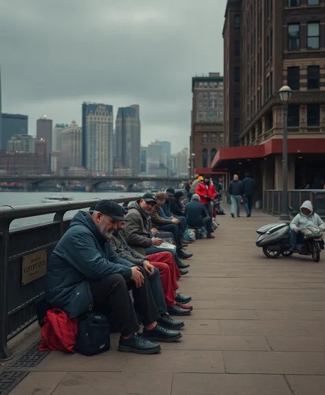 detroit riverwalk homeless