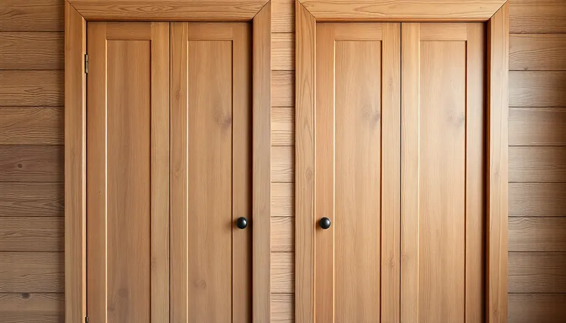 wood closet doors