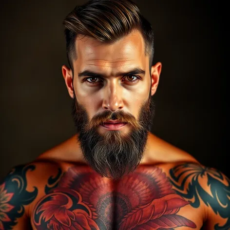 male model with beard