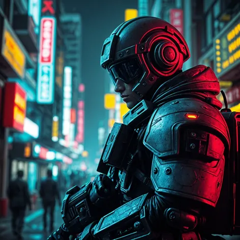 futuristic soldier