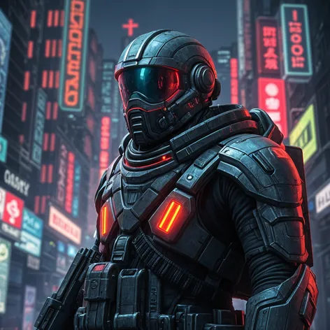 futuristic soldier