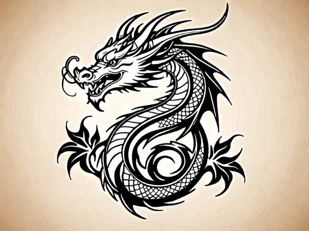 traditional dragon tattoo