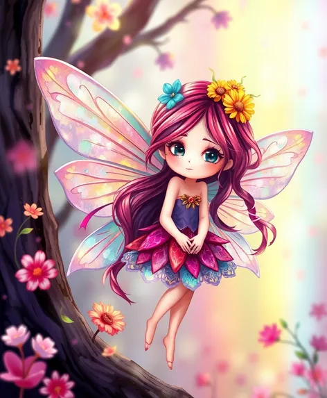 fairy coloring sheets