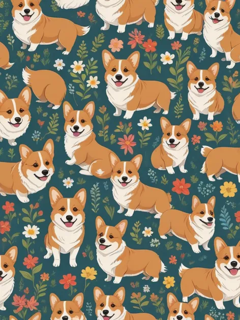 corgi cartoon