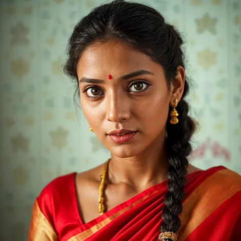 An Indian young woman