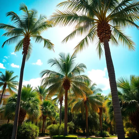 types of palm trees