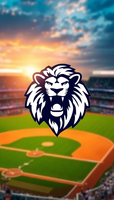 lions baseball logo