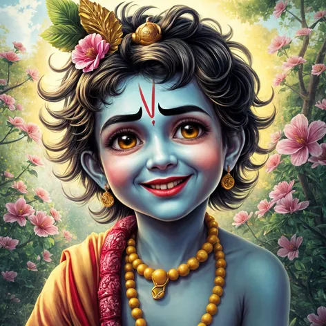 make me little krishna