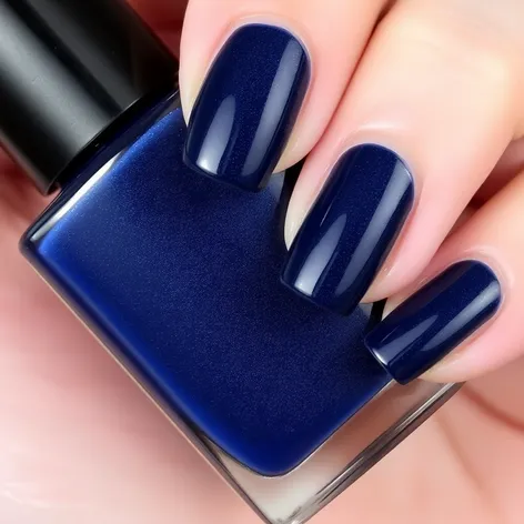 navy blue nail polish