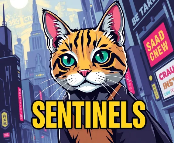 sentinels cat banner poster