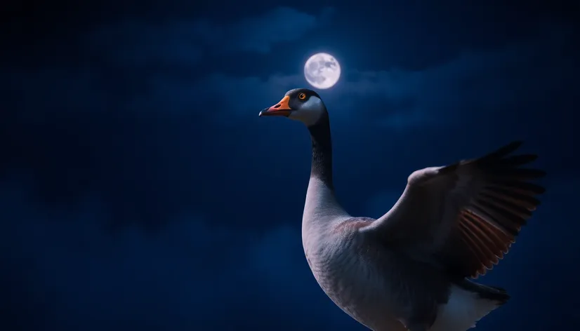 goose night gif