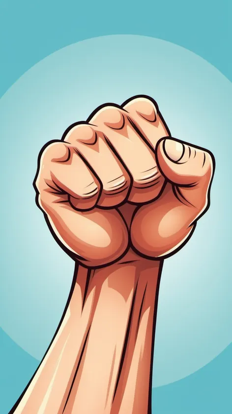 cartoon fist