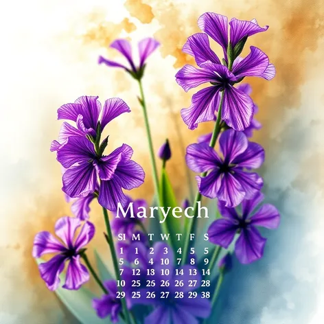 march flower of the