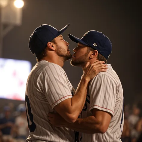 Luke Bryan kissing Clayton