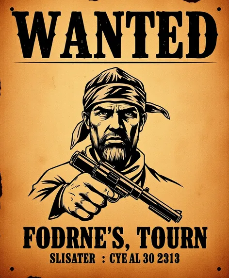 outlaw wanted poster background