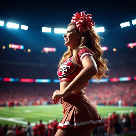 49ers cheerleaders outfit