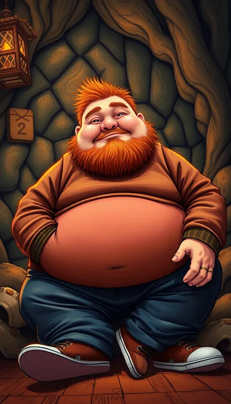 fat ginger guy