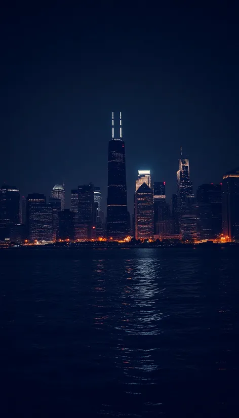 chicago skyline silhouette