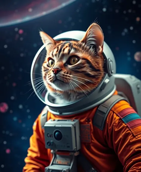 cat in an astronaut